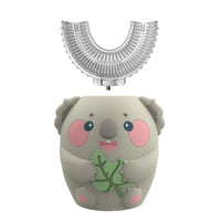 HappyBrush 360° Sonic U-Shaped Toothbrush – Gentle, Rechargeable & Fun Blue Light Timer for Children