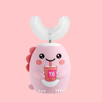 HappyBrush 360° Sonic U-Shaped Toothbrush – Gentle, Rechargeable & Fun Blue Light Timer for Children