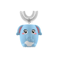 HappyBrush 360° Sonic U-Shaped Toothbrush – Gentle, Rechargeable & Fun Blue Light Timer for Children