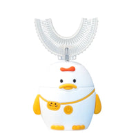 HappyBrush 360° Sonic U-Shaped Toothbrush – Gentle, Rechargeable & Fun Blue Light Timer for Children