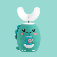 HappyBrush 360° Sonic U-Shaped Toothbrush – Gentle, Rechargeable & Fun Blue Light Timer for Children