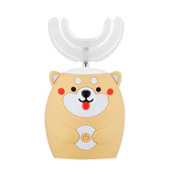 HappyBrush 360° Sonic U-Shaped Toothbrush – Gentle, Rechargeable & Fun Blue Light Timer for Children